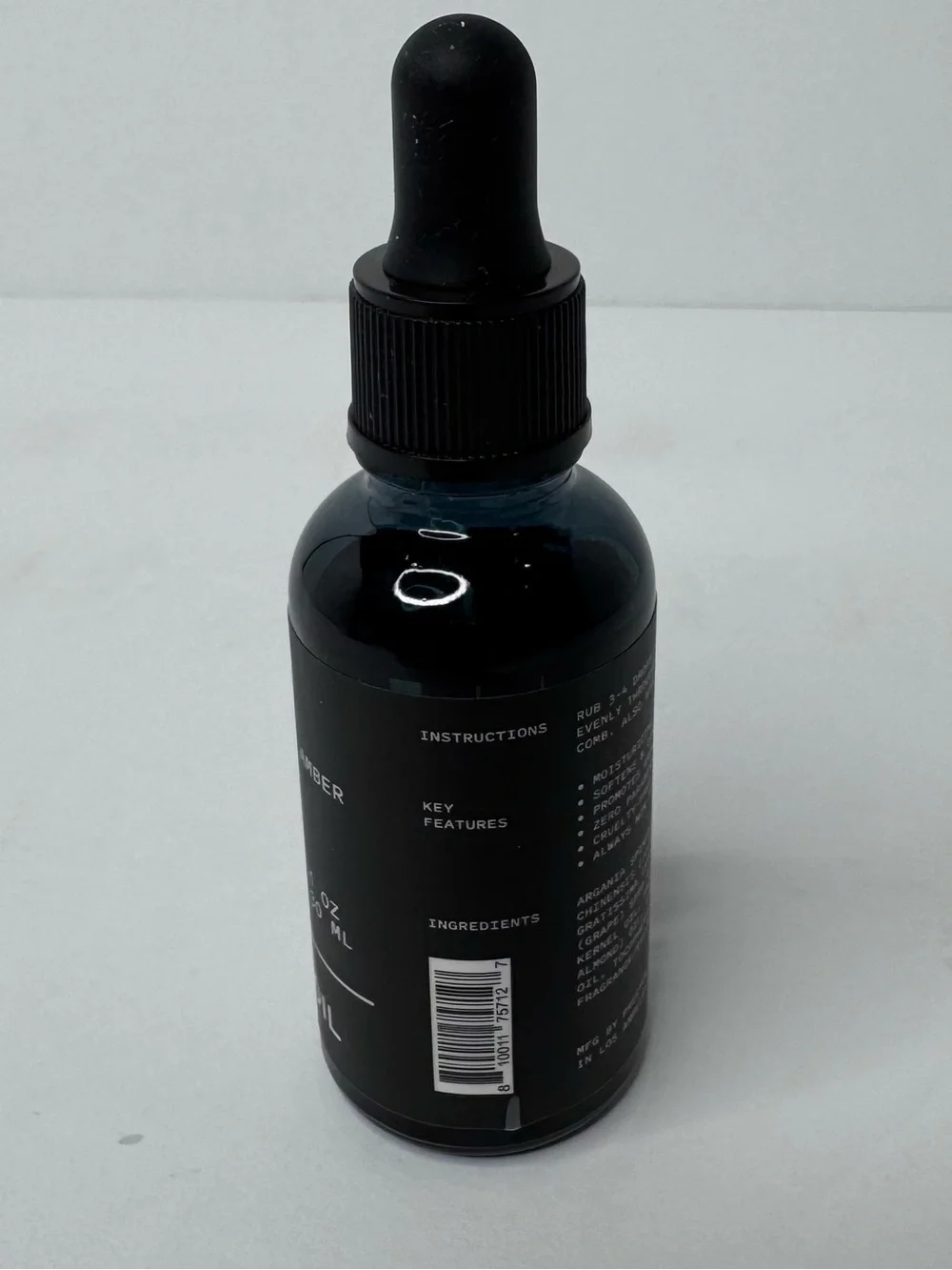 Preston Amber Nourishing Argan Beard Oil 1 oz NWOT
